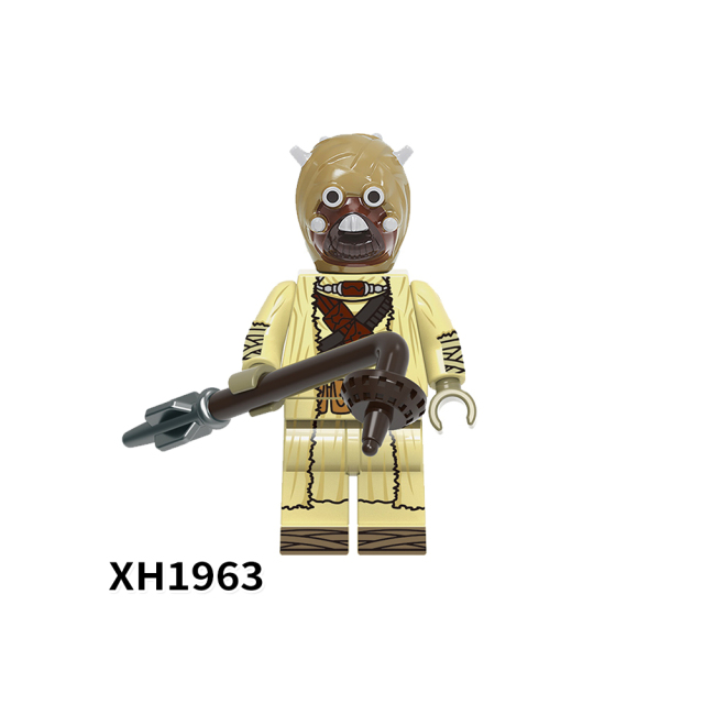 X0343 Star Wars Boba Fett Din Djarin Koska Reeves Cara Dune Minifigs Juguetes Building Blocks Educational Kids Toys