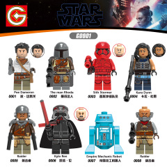 G0101 Star Wars The Man Rhoda Empire Mechanic Robot Raider Minifigs Juguetes Children Gift Plastic Building Block Bricks Kids Toys