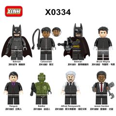 X0334  Movie DC Comic SuperHero Batman Catwoman  Juguetes Minifigs Building Blocks Sets Educational  Kids Toys