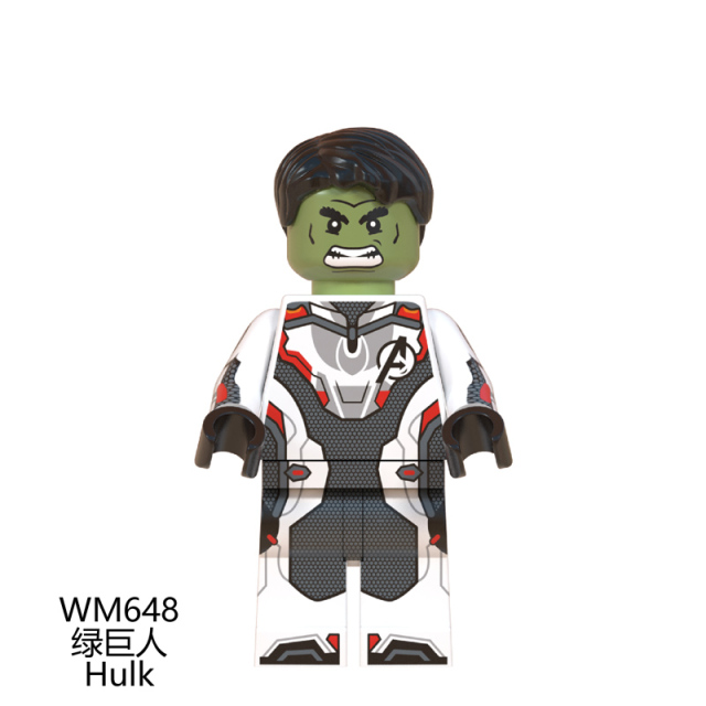 WM6054 DC Marvel superhero Avengers: Endgame 4 Thor Iron Man Rocket Raccoon War machine black Widow mini figures juguetes mini toys building blocks sets Toys for kids