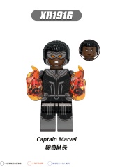 X0338 Marvel Comics Superhero Character Captain Marvel Supreme Strange Juguetes Plastic Building Block Set Children Toys