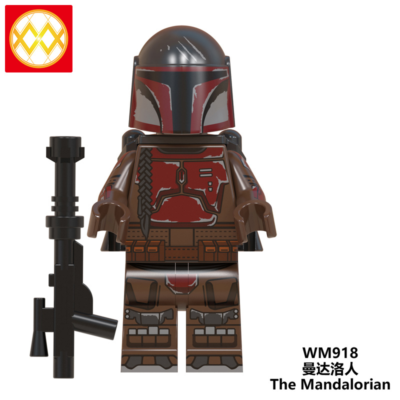 WM6082 Star wars Sith trooper Mandalorian Jannah poe dameron mini figures juguetes mini toys building blocks sets Toys for kids
