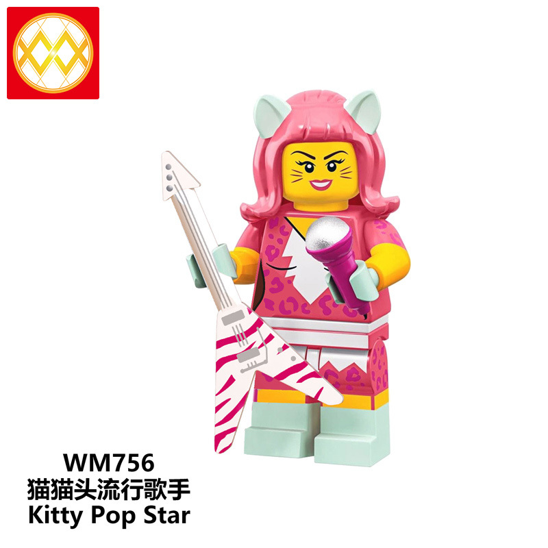 WM6067 Disney Princess series Elsa Anna Lucy candy rapper Lego girl minifigures juguetes mini toys building blocks sets Toys for kids