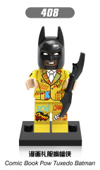 X0133  Movie DC Comic SuperHero Batman Leopard Dress Juguetes Minifigs Building Blocks Sets Educational  Kids Toys