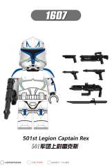 X0300 Star Wars 212th 327th Attack Battalion Trooper  Commander Minifigs Juguetes Plastic Building Block Bricks Kids Toys