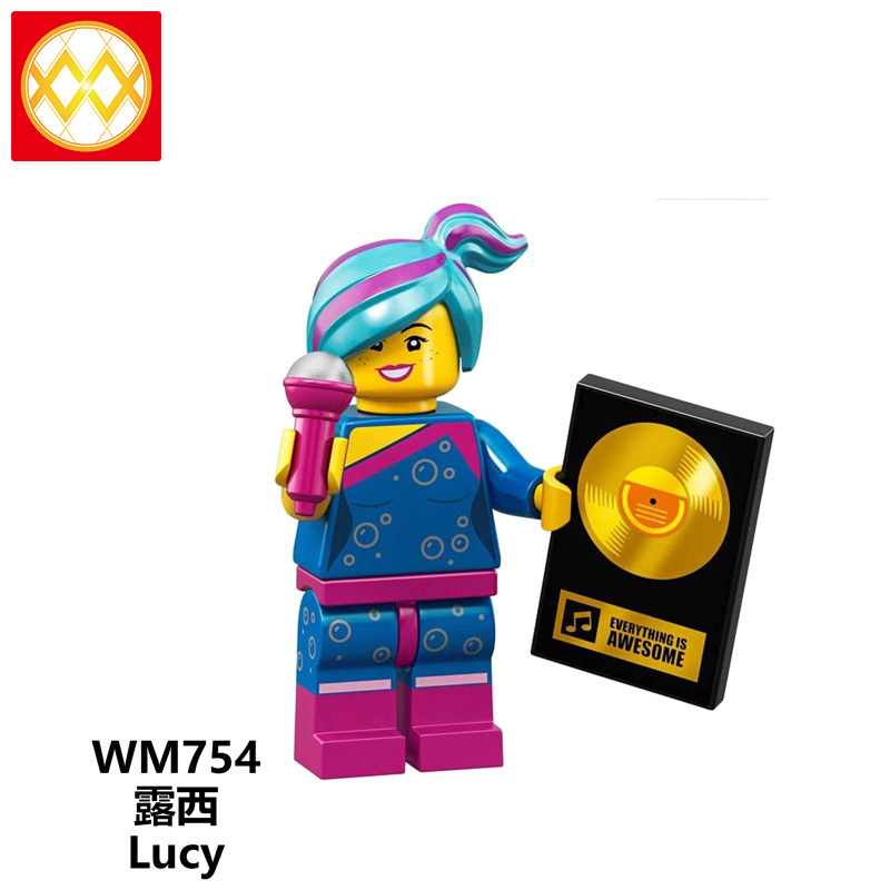 WM6067 Disney Princess series Elsa Anna Lucy candy rapper Lego girl minifigures juguetes mini toys building blocks sets Toys for kids
