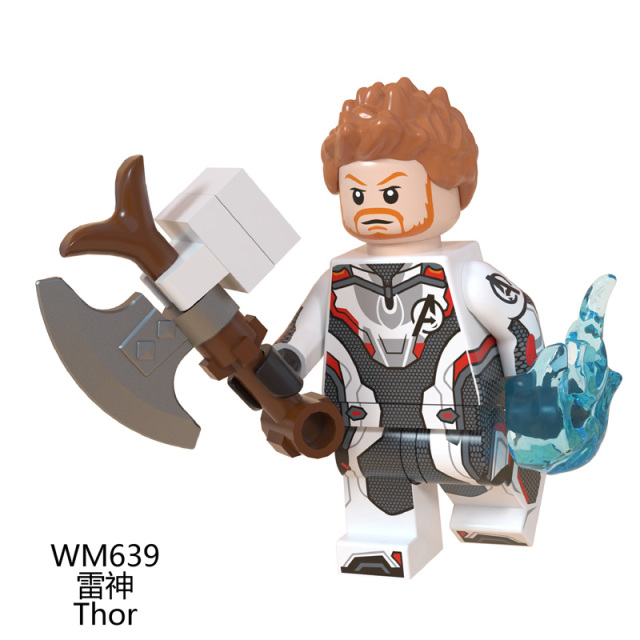 WM6054 DC Marvel superhero Avengers: Endgame 4 Thor Iron Man Rocket Raccoon War machine black Widow mini figures juguetes mini toys building blocks sets Toys for kids