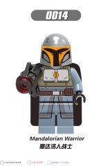 G0102 Star Wars Mandalorian Warrior Luke Skywalker  Minifigs Juguetes Children Gift Plastic Building Block Bricks Kids Toys