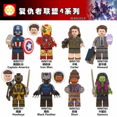 WM6068 DC Marvel superhero Avengers Thor Iron Man captain America Hawkeye shuri gamora mini figures juguetes mini toys building blocks sets Toys for kids