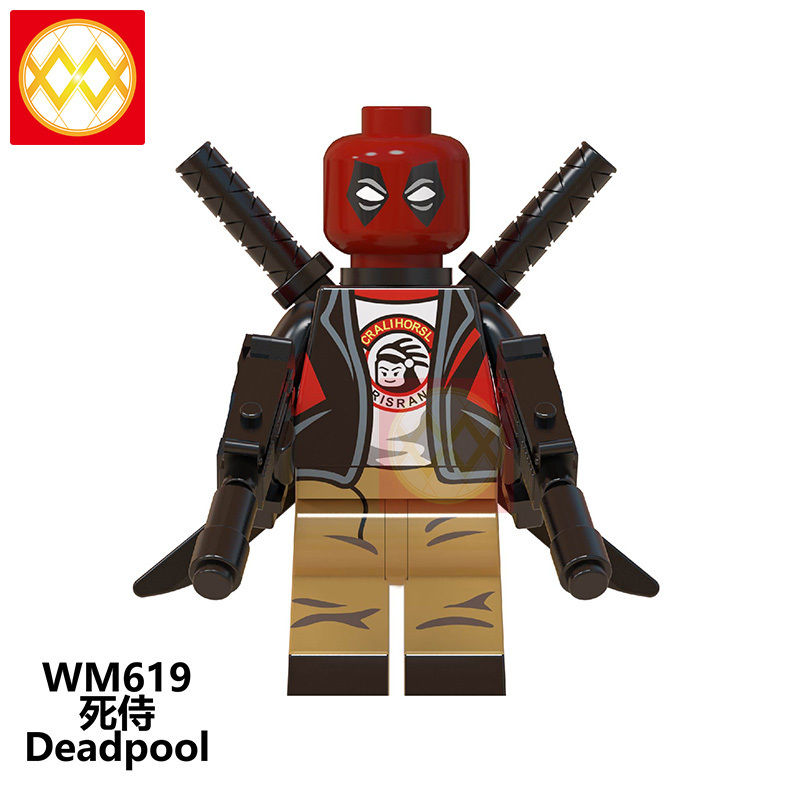 WM6050 DC superhero deadpool mini figures juguetes mini toys building blocks sets Toys for kids
