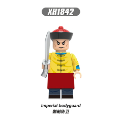 X0329 Military Soldier Beiyang Fleet Green Camp Soldiers Gift  Action Minifigs Building Blocks Kid Toys