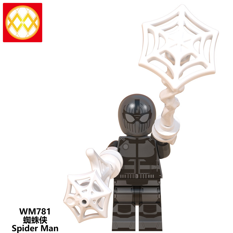 WM6071 DC superhero Spider man miles Gwen Prowler Green goblin mini figures juguetes mini toys building blocks sets Toys for kids