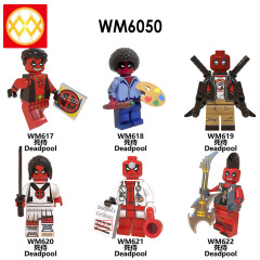WM6050 DC superhero deadpool mini figures juguetes mini toys building blocks sets Toys for kids
