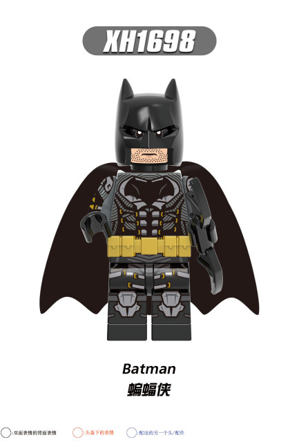 X0132  Movie DC Comic SuperHero Batman Superman The Flash Juguetes Minifigs Building Blocks Sets Educational  Kids Toys
