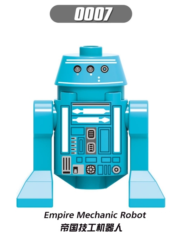 G0101 Star Wars The Man Rhoda Empire Mechanic Robot Raider Minifigs Juguetes Children Gift Plastic Building Block Bricks Kids Toys