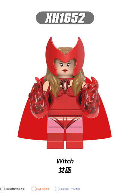 X0306  Marvel Comics Superhero Character Doctor Strange Speed Agnes Juguetes Plastic Building Block Set Children Toys