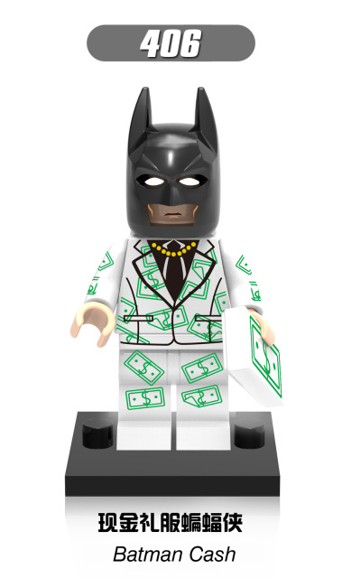 X0133  Movie DC Comic SuperHero Batman Leopard Dress Juguetes Minifigs Building Blocks Sets Educational  Kids Toys