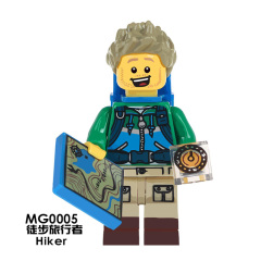MG9001 Horror Series Vampire Leicester Cupid Freakazoid Little Devil Crook Movie Character Mini Figures Educational Building Blocks for Children Gift Toys