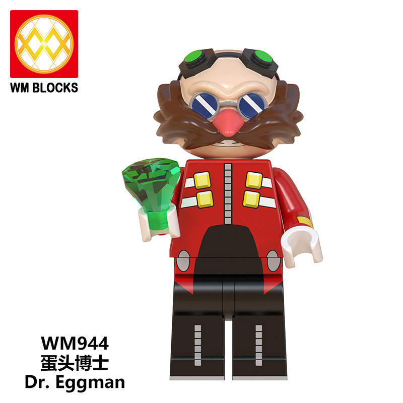 WM6087 Sonic The Hedgehog shadow knuckles minifigures juguetes mini toys building blocks sets Toys for kids