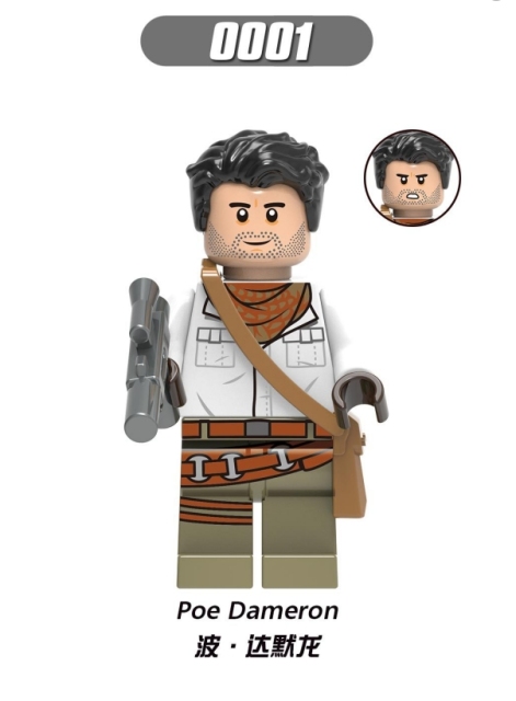 G0101 Star Wars The Man Rhoda Empire Mechanic Robot Raider Minifigs Juguetes Children Gift Plastic Building Block Bricks Kids Toys