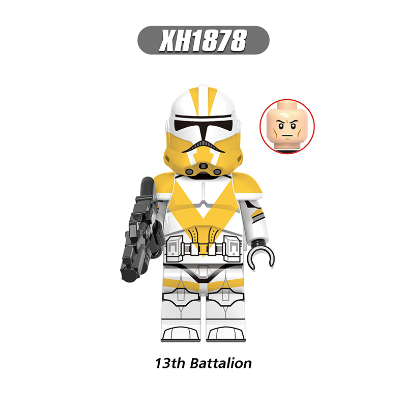 X0333 Star Wars ARC Commander Colt Blitz Havoc Clone Trooper Minifigs Juguetes  Plastic Building Block Bricks Kids Toys