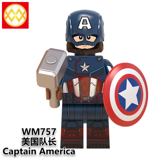 WM6068 DC Marvel superhero Avengers Thor Iron Man captain America Hawkeye shuri gamora mini figures juguetes mini toys building blocks sets Toys for kids