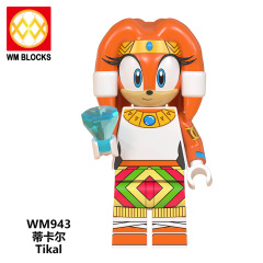 WM6087 Sonic The Hedgehog shadow knuckles minifigures juguetes mini toys building blocks sets Toys for kids
