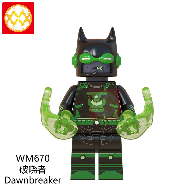 WM6057 DC Marvel superhero Bat man red death the merciless the drowned murder machine the bat who laughs mini figures juguetes mini toys building blocks sets Toys for kids