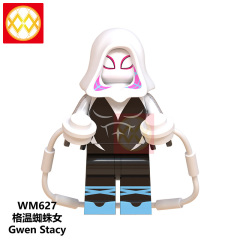 WM6052 DC superhero Spider man miles Gwen Prowler Green goblin mini figures juguetes mini toys building blocks sets Toys for kids