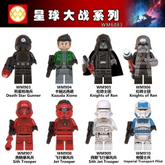 WM6083 Star wars Sith trooper Knights of ren jet trooper mini figures juguetes mini toys building blocks sets Toys for kids