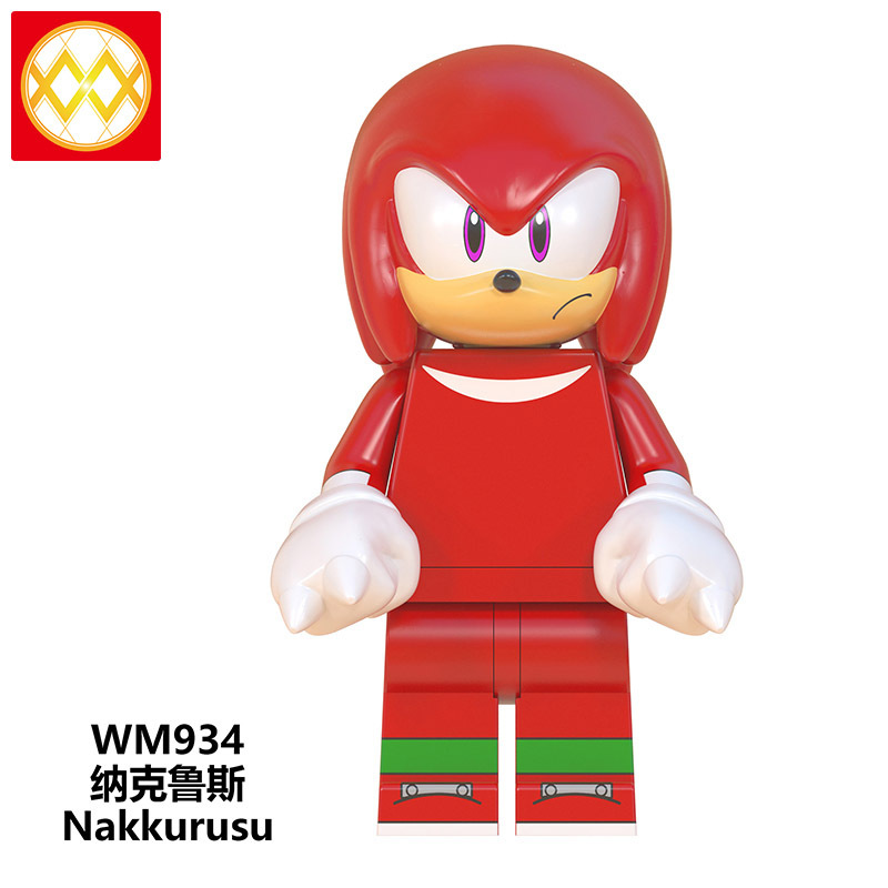 WM6086 Sonic The Hedgehog shadow knuckles minifigures juguetes mini toys building blocks sets Toys for kids