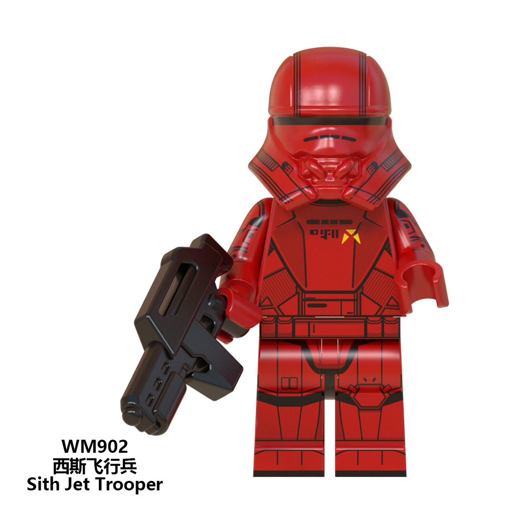 WM6082 Star wars Sith trooper Mandalorian Jannah poe dameron mini figures juguetes mini toys building blocks sets Toys for kids