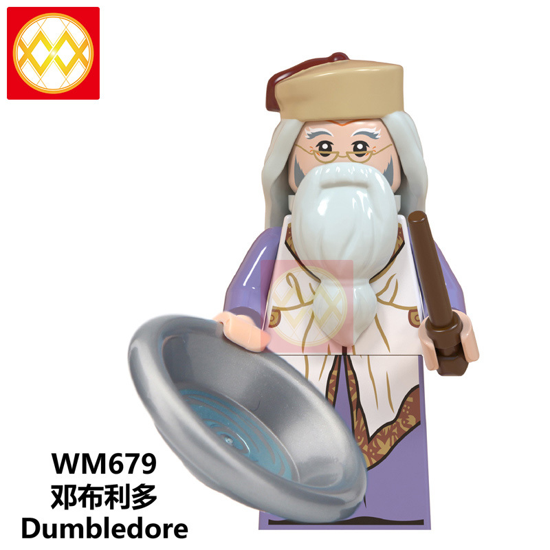 WM6059 Harry Potter Queenie dumbledore Ron Oliver Bole dobby mini figures juguetes mini toys building blocks sets Toys for kids