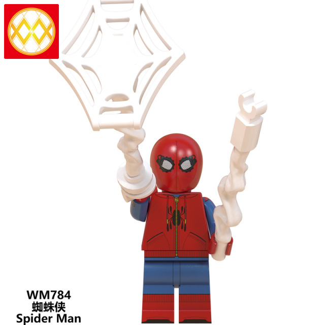 WM6071 DC superhero Spider man miles Gwen Prowler Green goblin mini figures juguetes mini toys building blocks sets Toys for kids