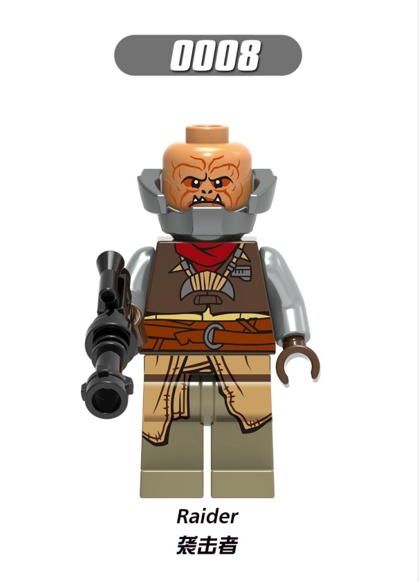G0101 Star Wars The Man Rhoda Empire Mechanic Robot Raider Minifigs Juguetes Children Gift Plastic Building Block Bricks Kids Toys