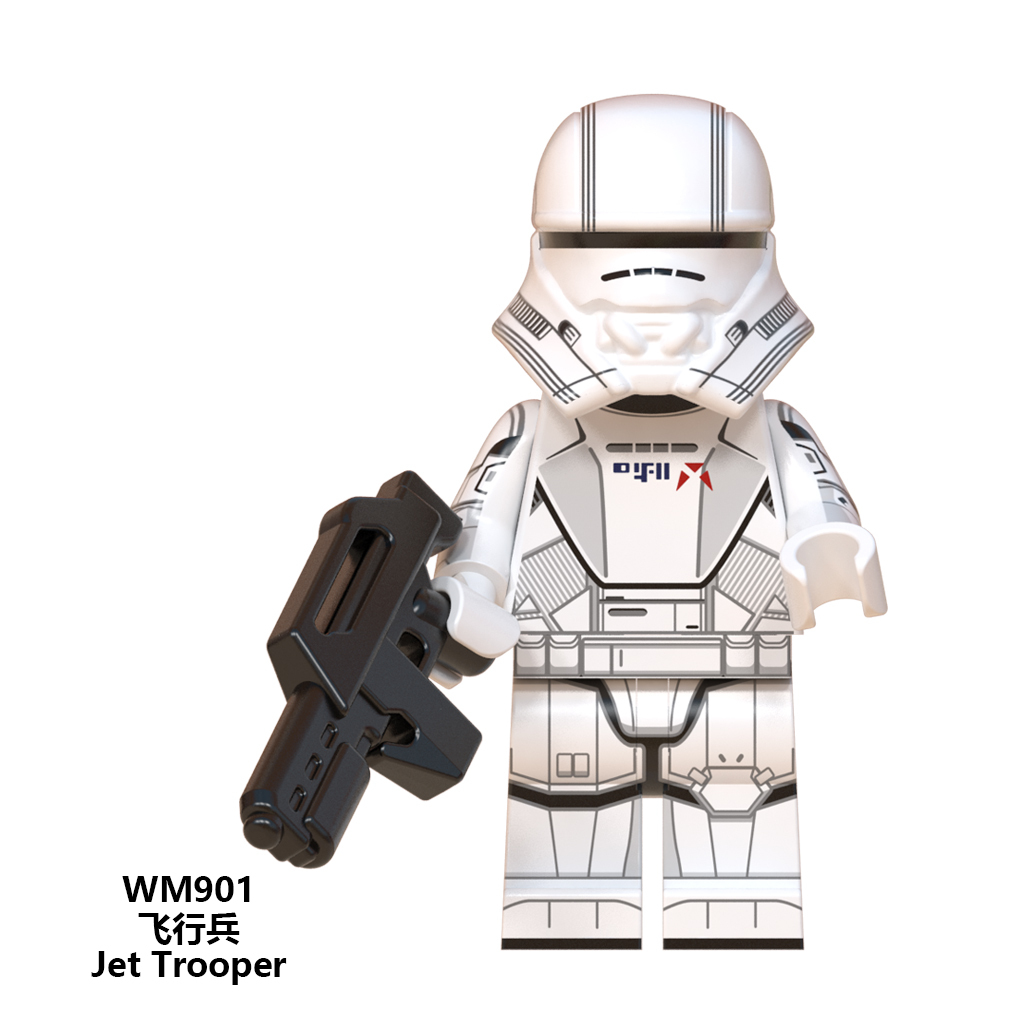 WM6082 Star wars Sith trooper Mandalorian Jannah poe dameron mini figures juguetes mini toys building blocks sets Toys for kids
