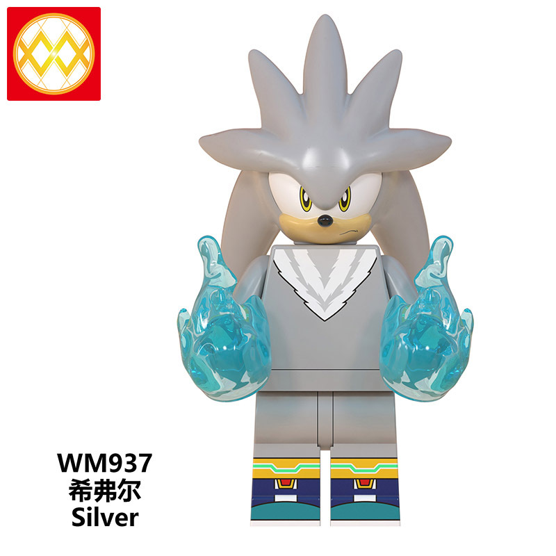WM6086 Sonic The Hedgehog shadow knuckles minifigures juguetes mini toys building blocks sets Toys for kids