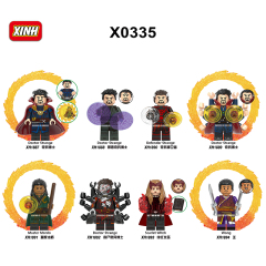 X0335 Marvel Comics Superhero Character Scarlet Witch Doctor-Strange Juguetes Plastic Building Block Set Children Toys