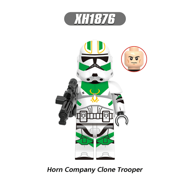X0333 Star Wars ARC Commander Colt Blitz Havoc Clone Trooper Minifigs Juguetes  Plastic Building Block Bricks Kids Toys