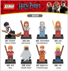 X0129 Movie TV Harry Potter Hermione Ron Luna Mini Figures Juguetes Building Blocks Sets Children Education Kids Toys
