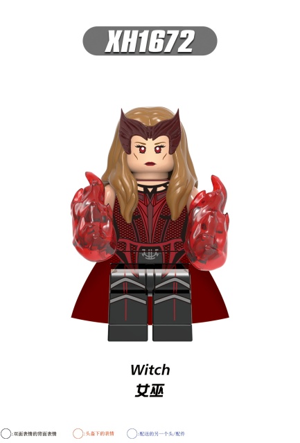 X0309  Marvel Comics Superhero Character Marvel's The Avengers Series Juguetes Plastic Building Block Set Children Toys
