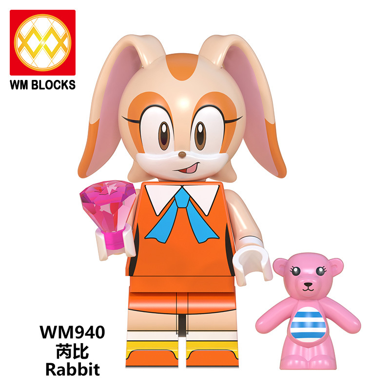 WM6087 Sonic The Hedgehog shadow knuckles minifigures juguetes mini toys building blocks sets Toys for kids