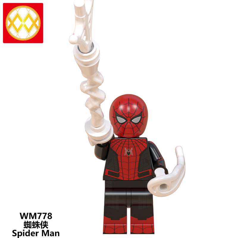 WM6071 DC superhero Spider man miles Gwen Prowler Green goblin mini figures juguetes mini toys building blocks sets Toys for kids