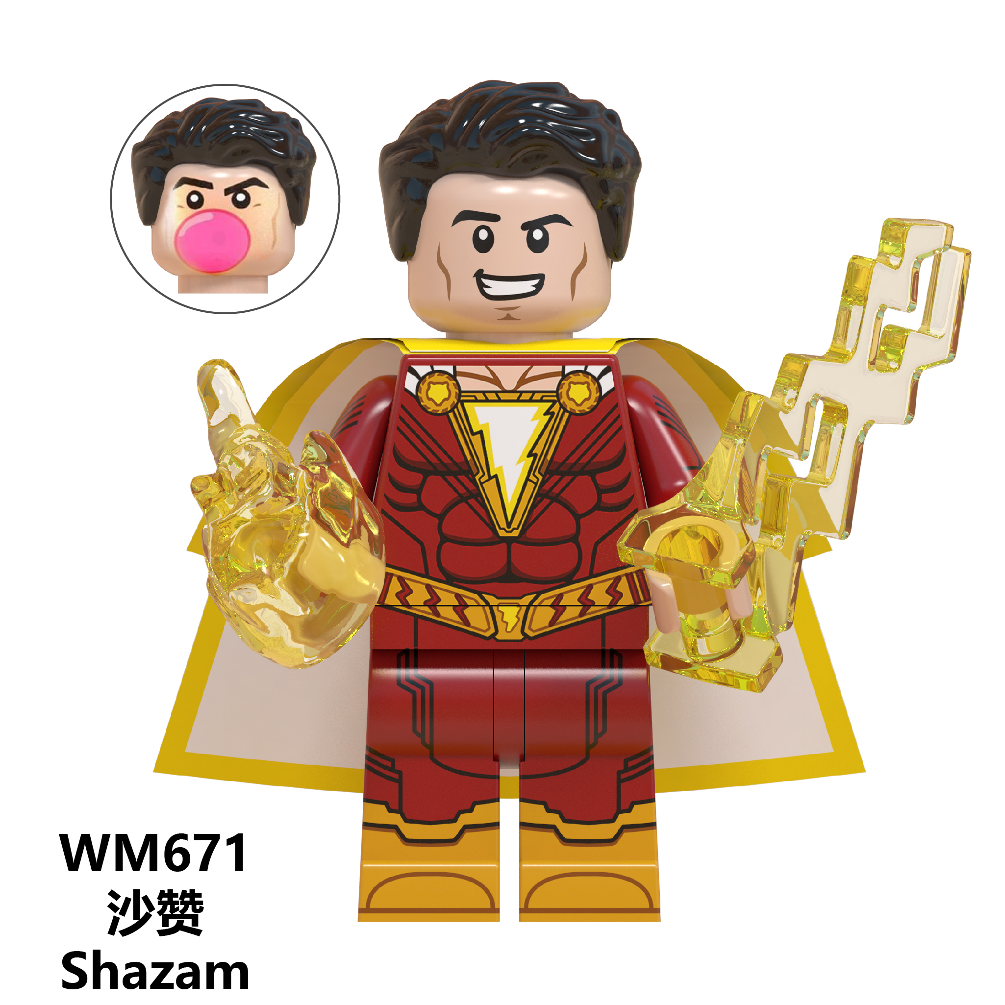 WM6058 DC Marvel superhero Shazam Billy Mary Pedro mini figures juguetes mini toys building blocks sets Toys for kids
