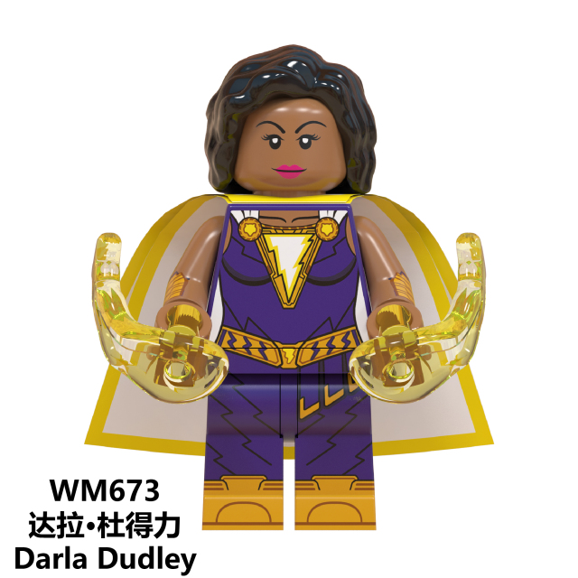 WM6058 DC Marvel superhero Shazam Billy Mary Pedro mini figures juguetes mini toys building blocks sets Toys for kids