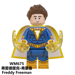 WM6058 DC Marvel superhero Shazam Billy Mary Pedro mini figures juguetes mini toys building blocks sets Toys for kids