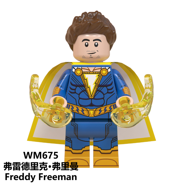 WM6058 DC Marvel superhero Shazam Billy Mary Pedro mini figures juguetes mini toys building blocks sets Toys for kids