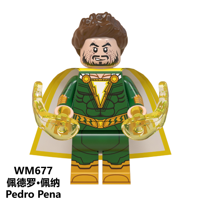 WM6058 DC Marvel superhero Shazam Billy Mary Pedro mini figures juguetes mini toys building blocks sets Toys for kids