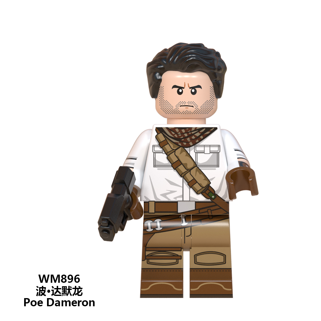 WM6082 Star wars Sith trooper Mandalorian Jannah poe dameron mini figures juguetes mini toys building blocks sets Toys for kids