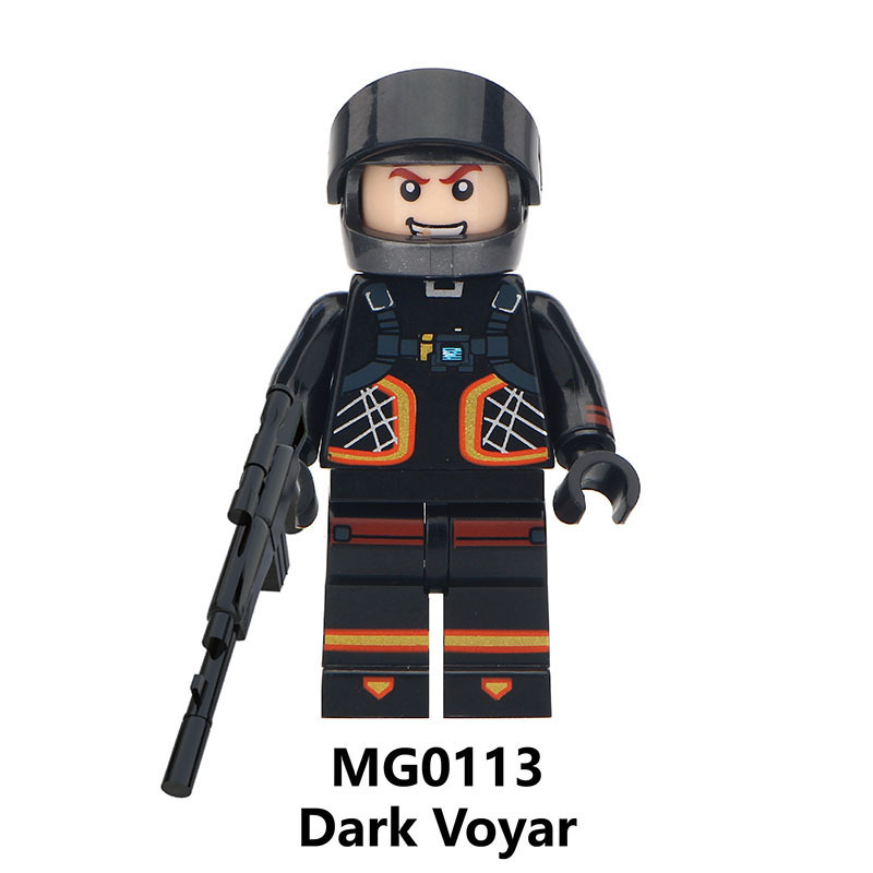 MG9003 Fortnite Game Jonesy Skull Trooper Female Explorer Spedial Soldiers Male Explorer Ninja Mini Figures Educational Assemble Building Blocks Kids Gift Toys